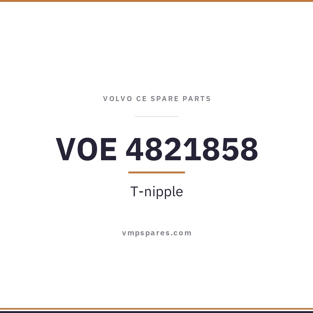 VOE 4821858 – T-nipple