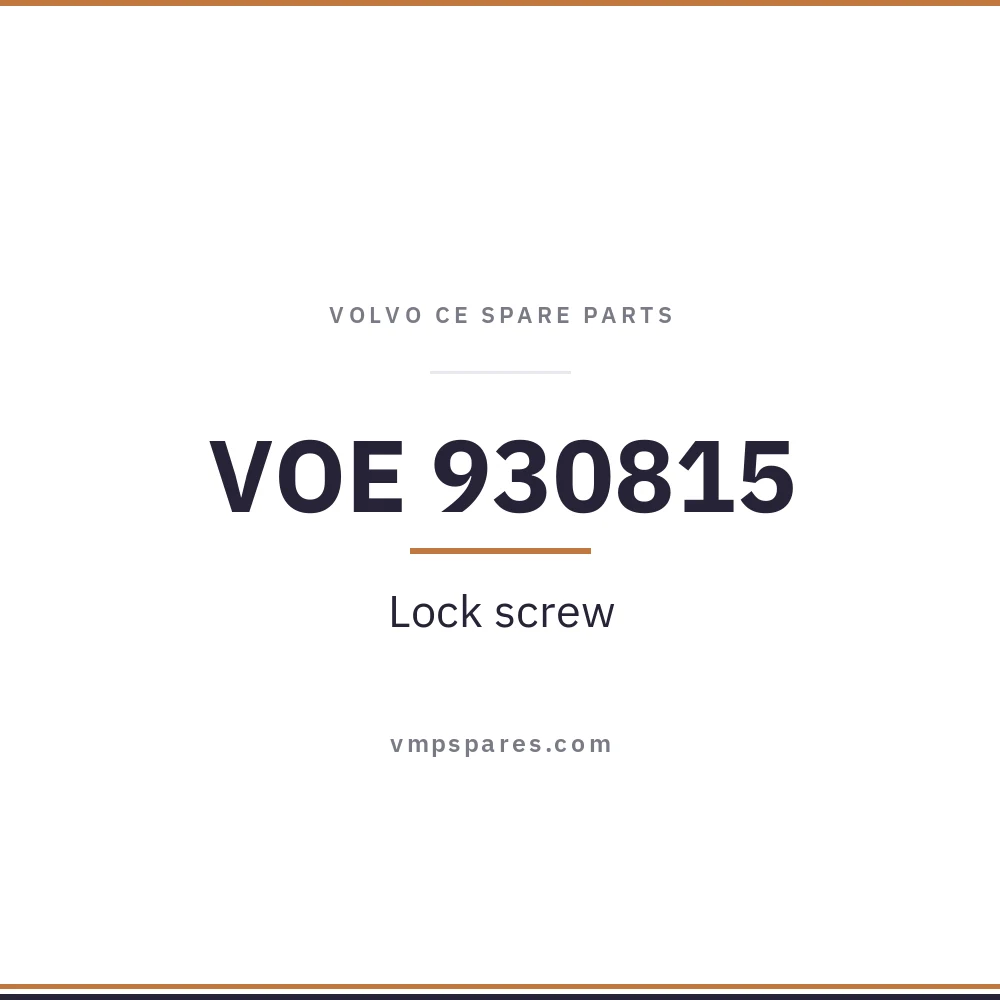 VOE 930815 – Lock screw
