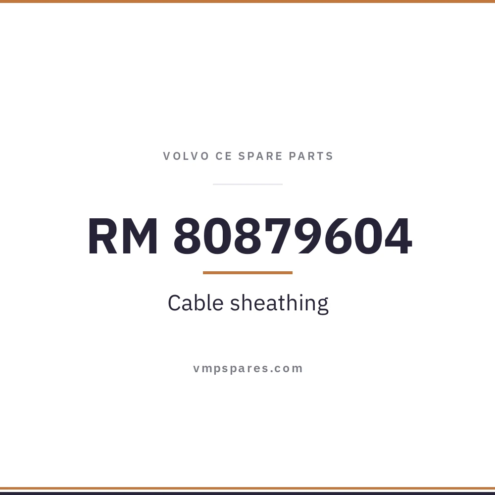 RM 80879604 – Cable sheathing