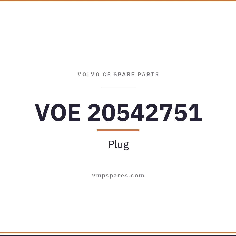 VOE 20542751 – Plug