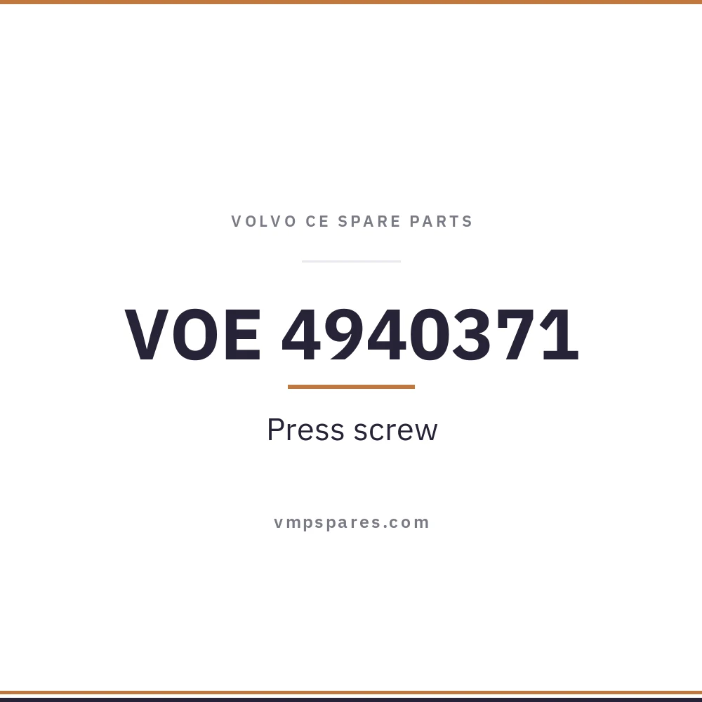 VOE 4940371 – Press screw