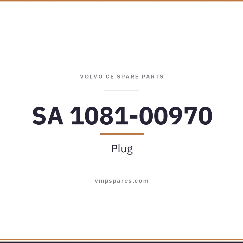 SA 1081-00970 – Plug