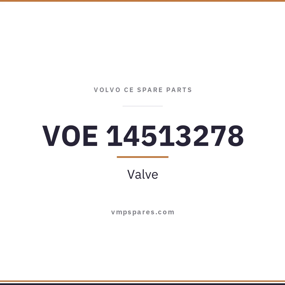 VOE 14513278 – Valve
