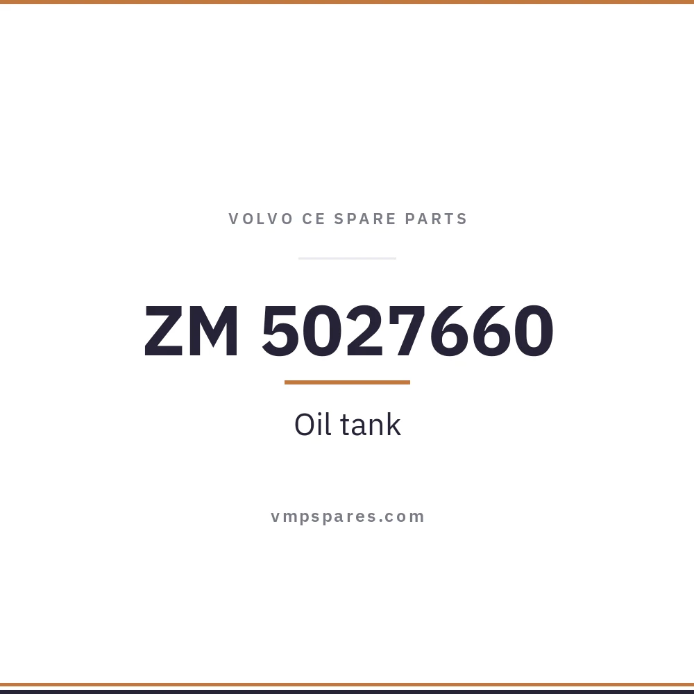 ZM 5027660 – Oil tank