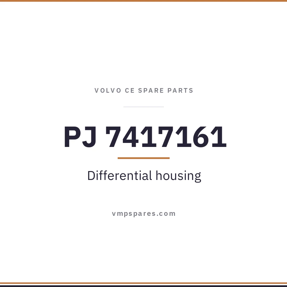 PJ 7417161 – Differential  housing