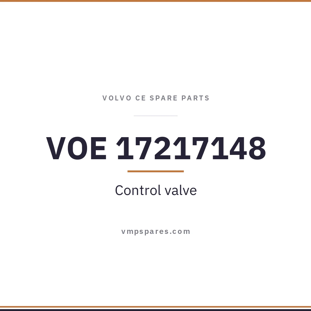 VOE 17217148 – Control valve