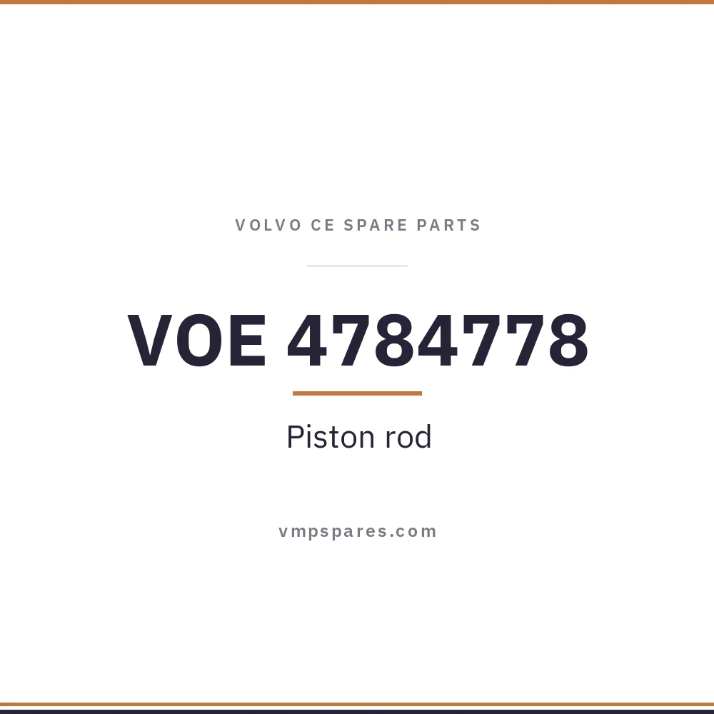 VOE 4784778 – Piston rod