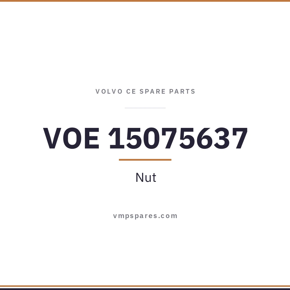 VOE 15075637 – Nut