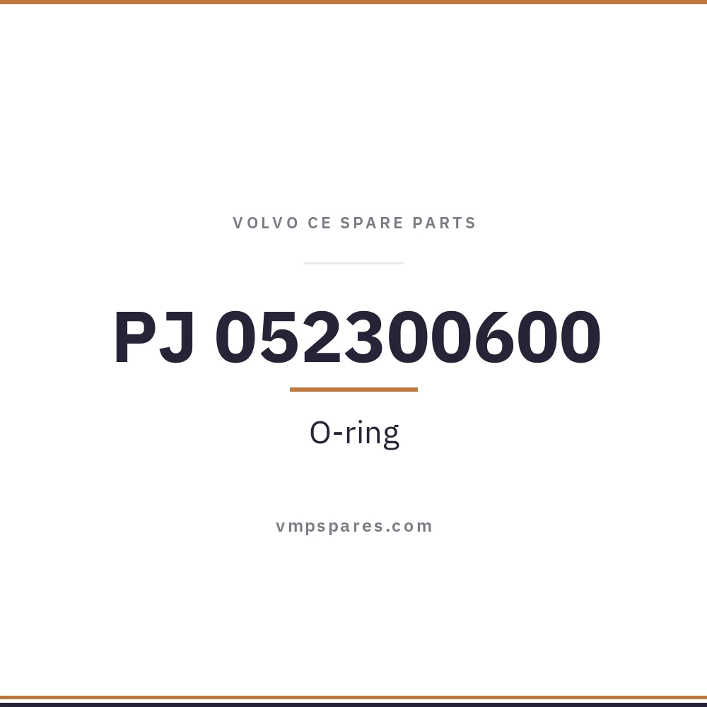 PJ 052300600 – O-ring