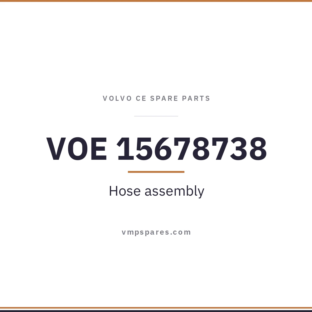 VOE 15678738 – Hose assembly