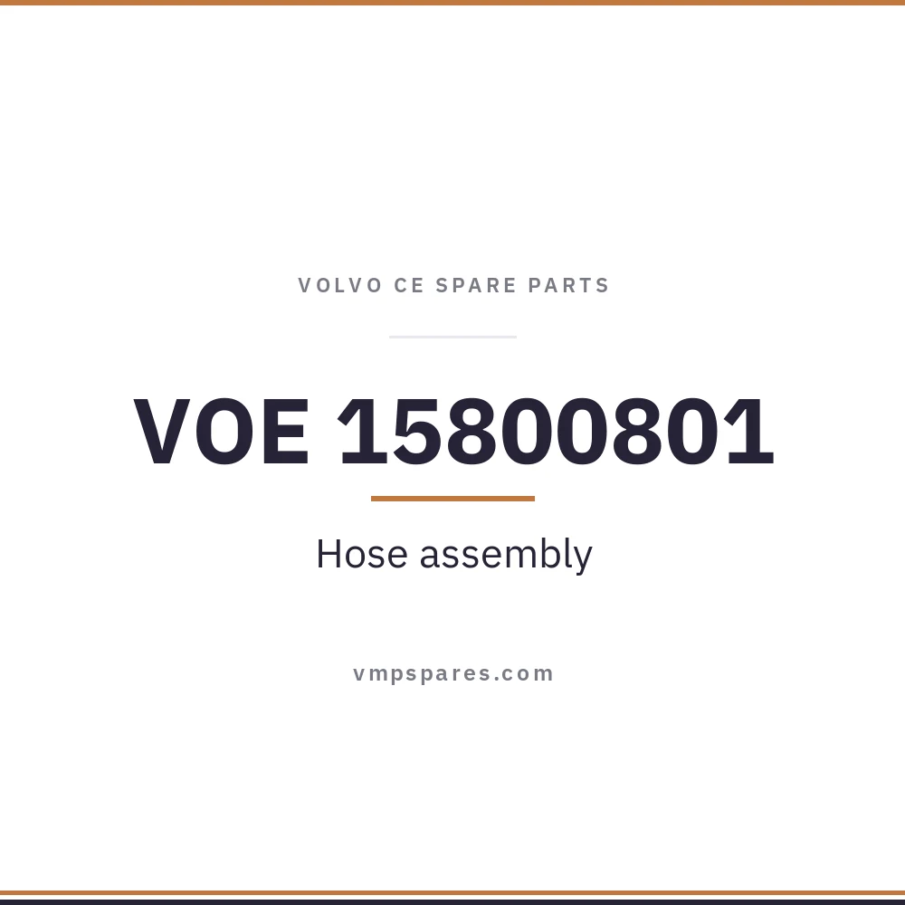 VOE 15800801 – Hose assembly
