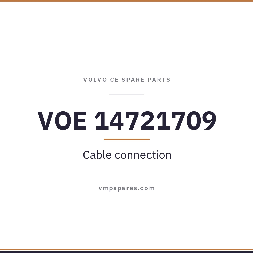 VOE 14721709 – Cable connection