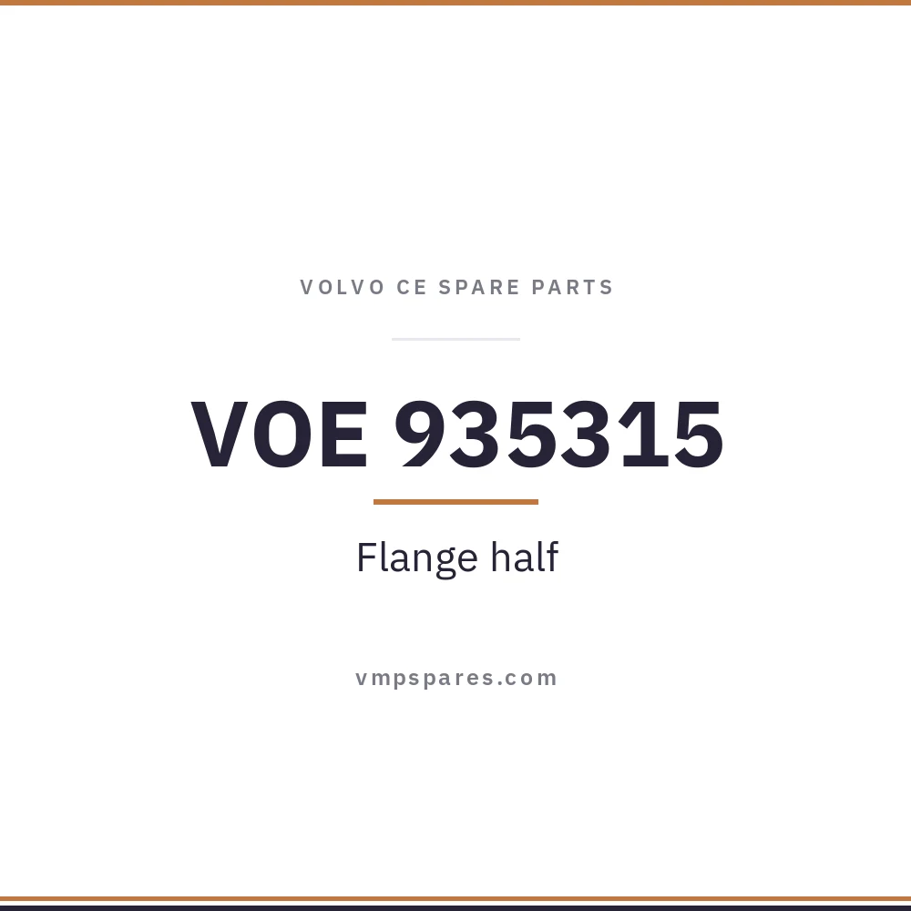 VOE 935315 – Flange half