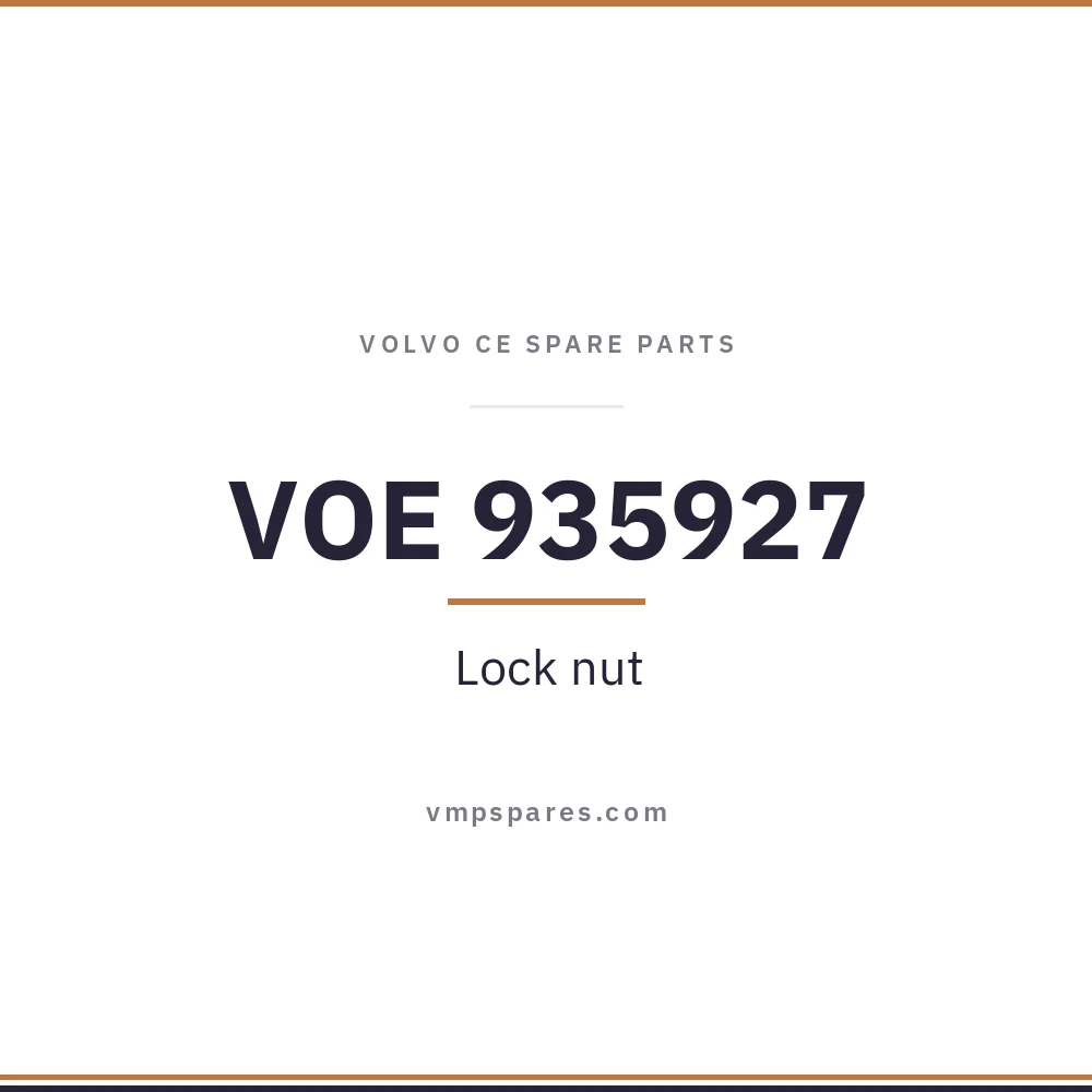 VOE 935927 – Lock nut