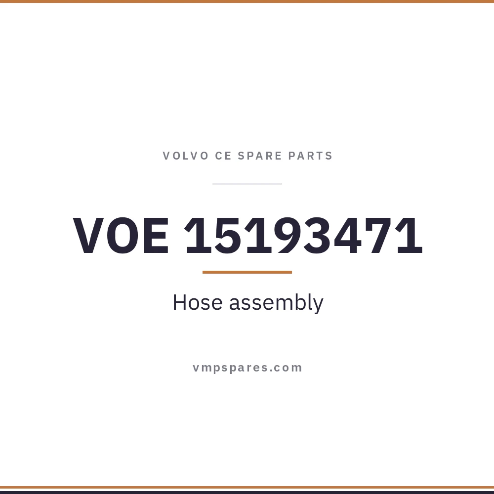 VOE 15193471 – Hose assembly