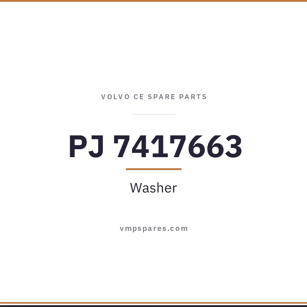 PJ 7417663 – Washer