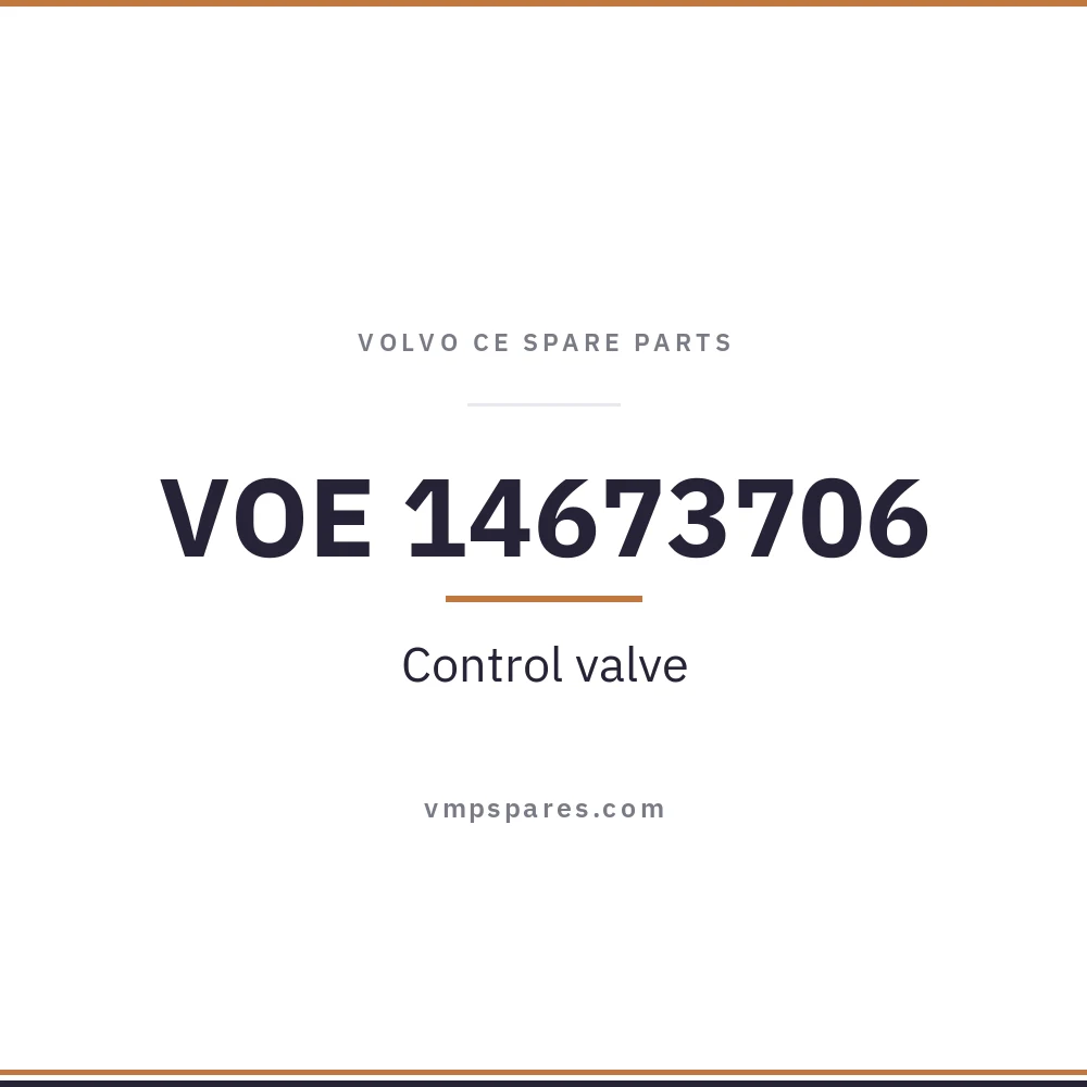 VOE 14673706 – Control valve