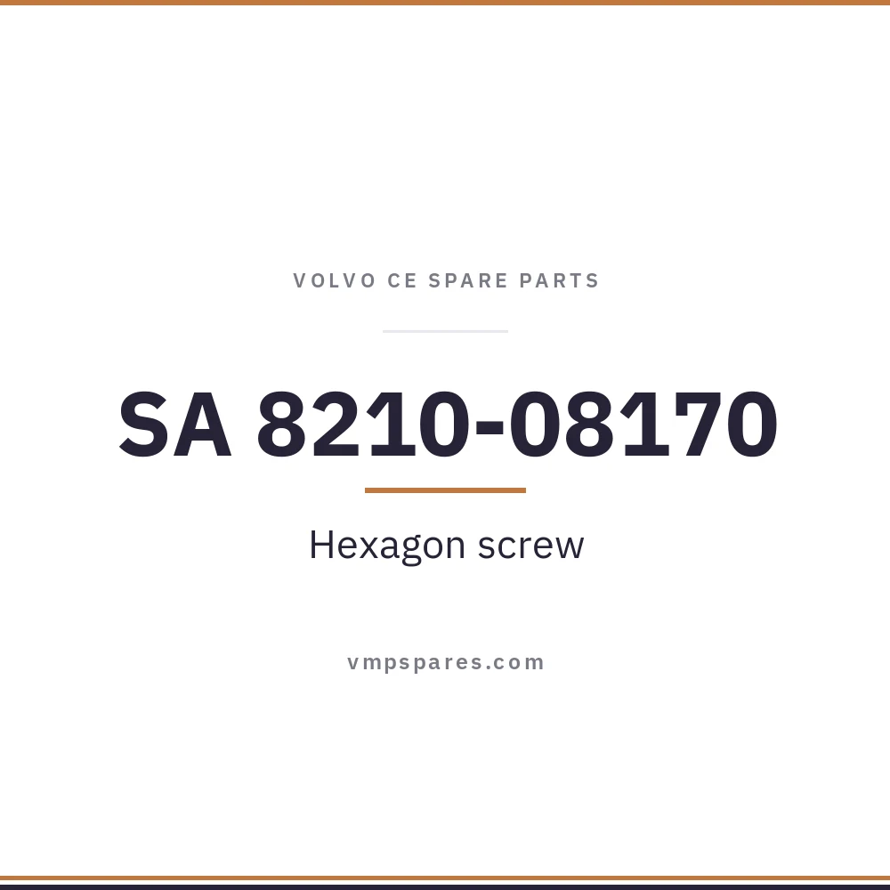 SA 8210-08170 – Hexagon screw
