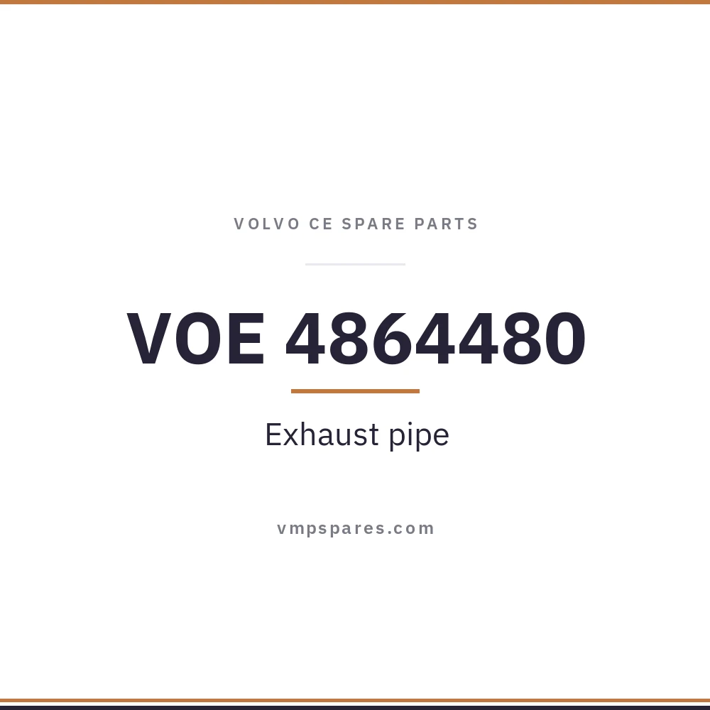 VOE 4864480 – Exhaust pipe