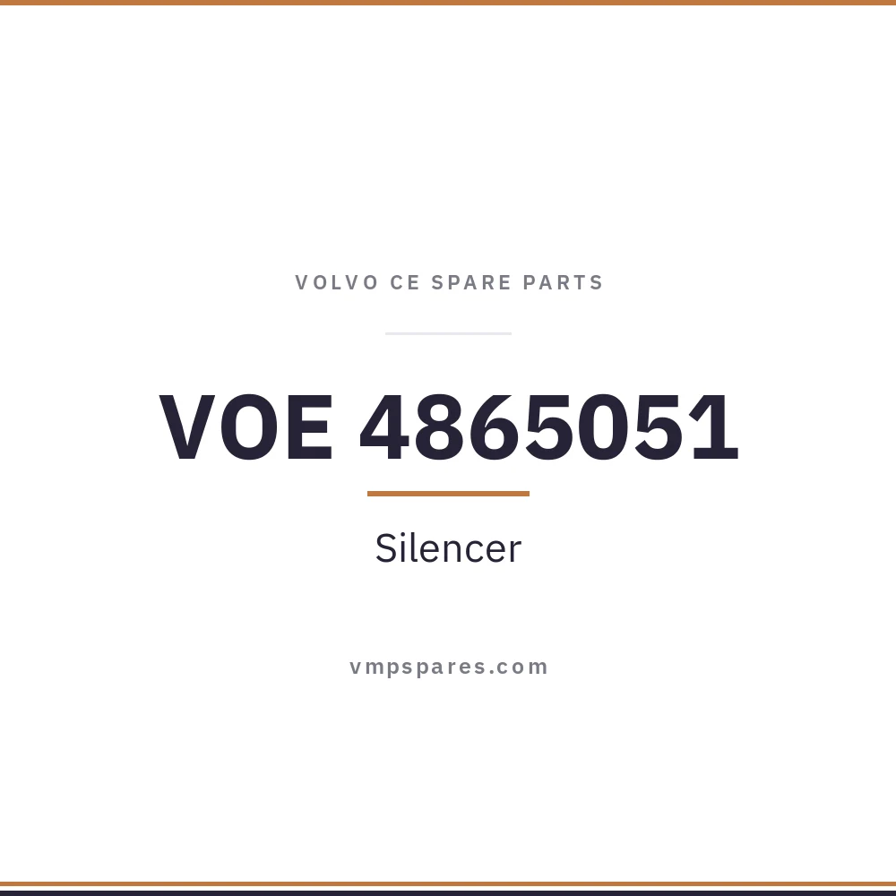 VOE 4865051 – Silencer