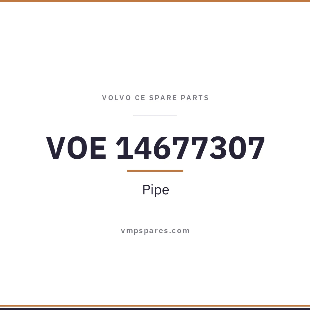 VOE 14677307 – Pipe