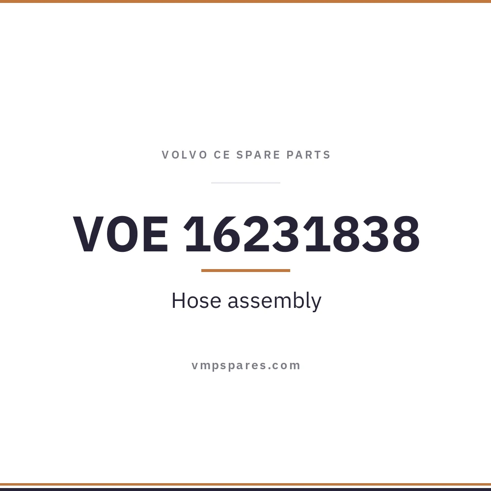 VOE 16231838 – Hose assembly