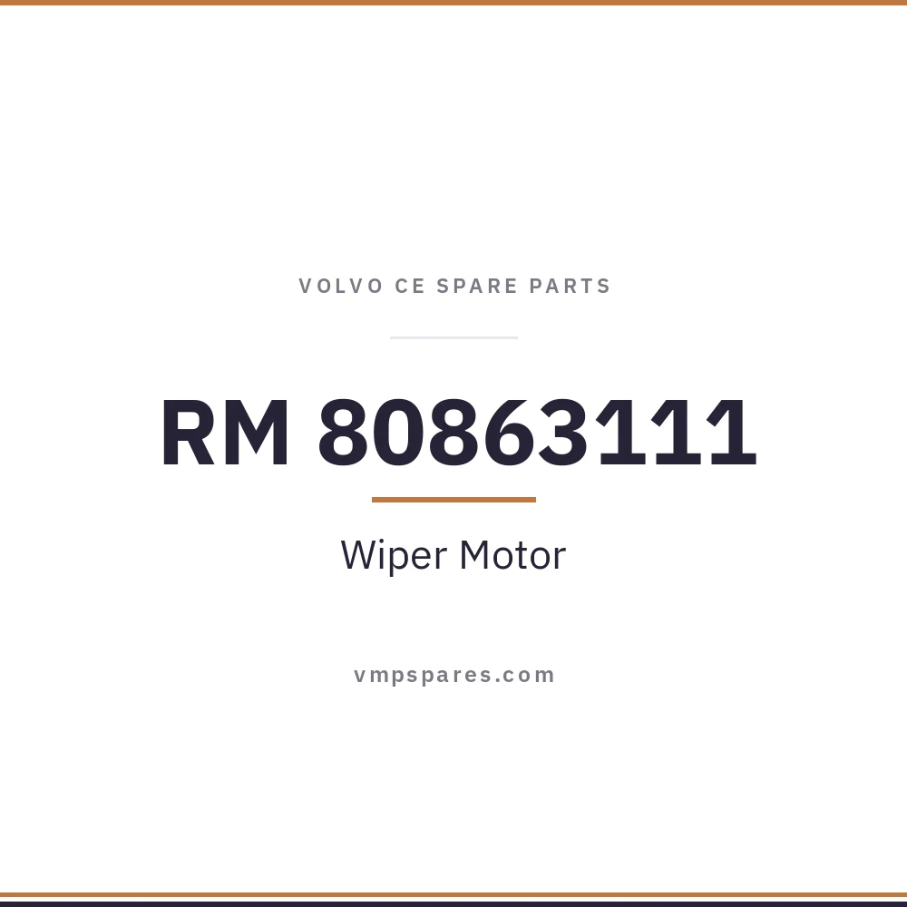 RM 80863111 – Wiper Motor