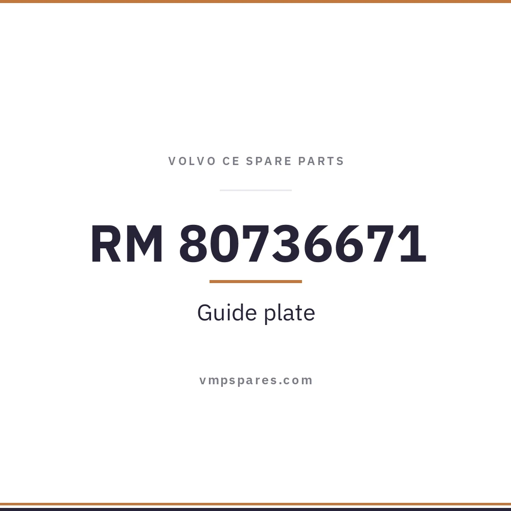 RM 80736671 – Guide plate