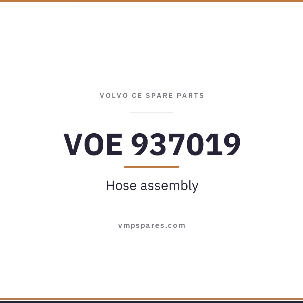 VOE 937019 – Hose assembly
