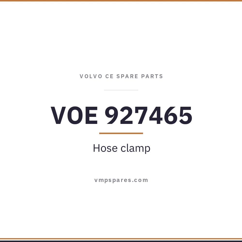 VOE 927465 – Hose clamp