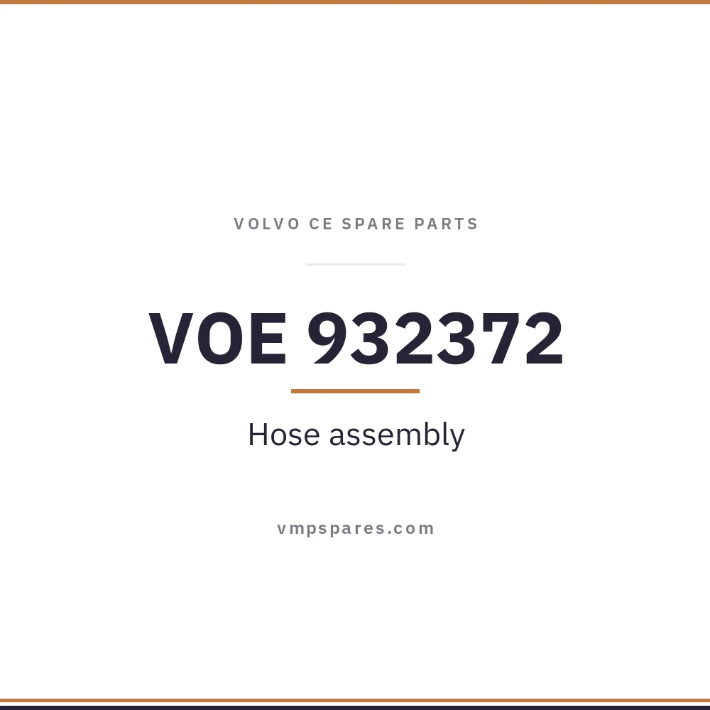 VOE 932372 – Hose assembly