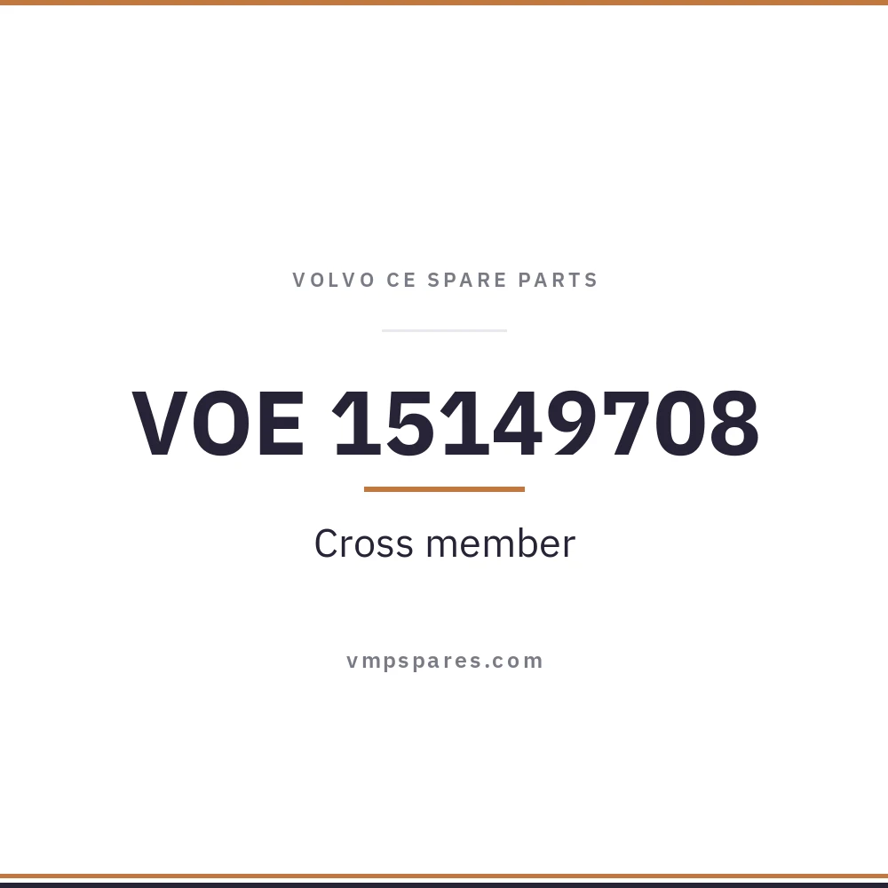 VOE 15149708 – Cross member