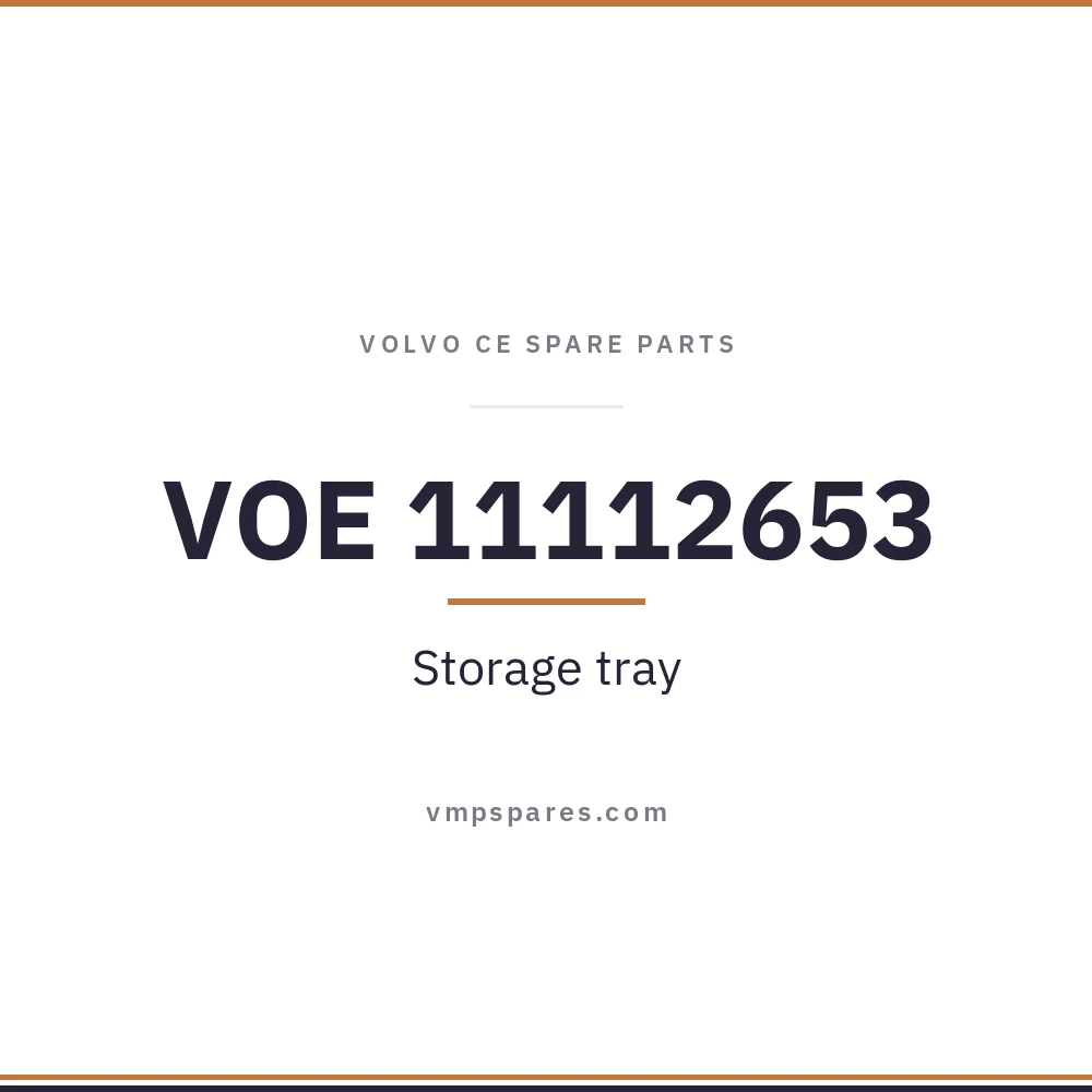 VOE 11112653 – Storage tray