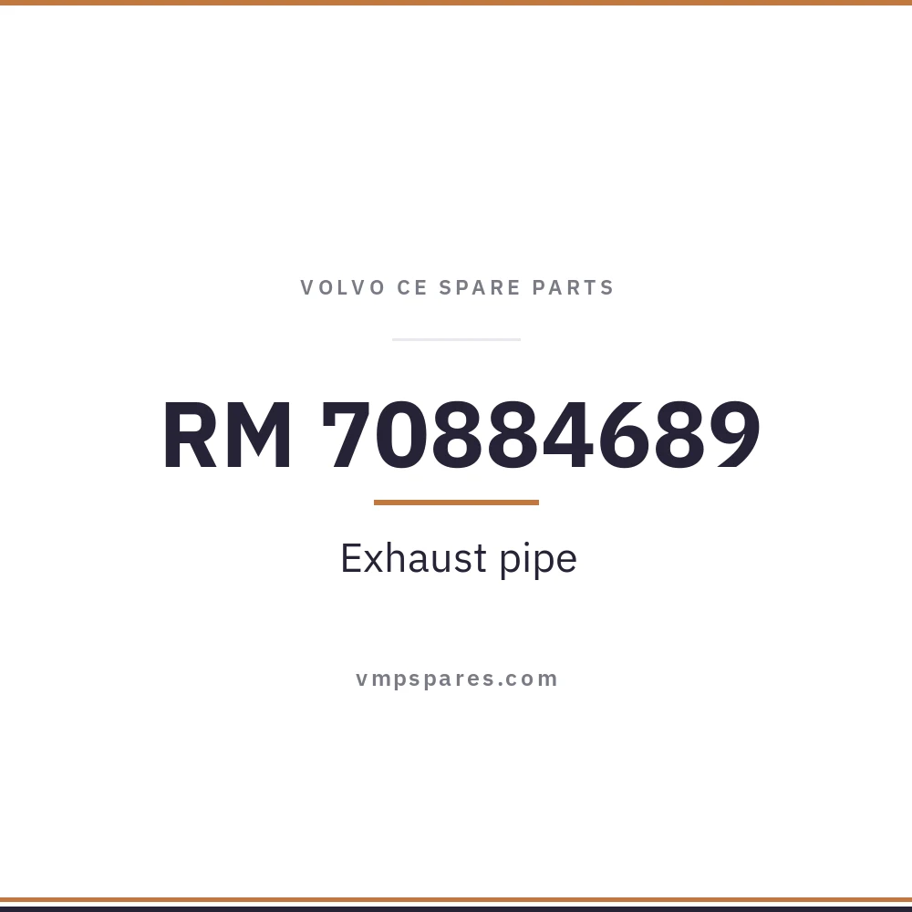 RM 70884689 – Exhaust pipe