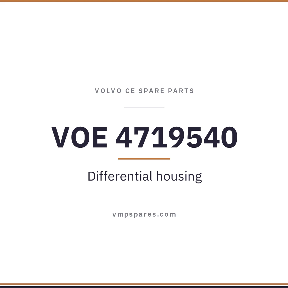 VOE 4719540 – Differential housing