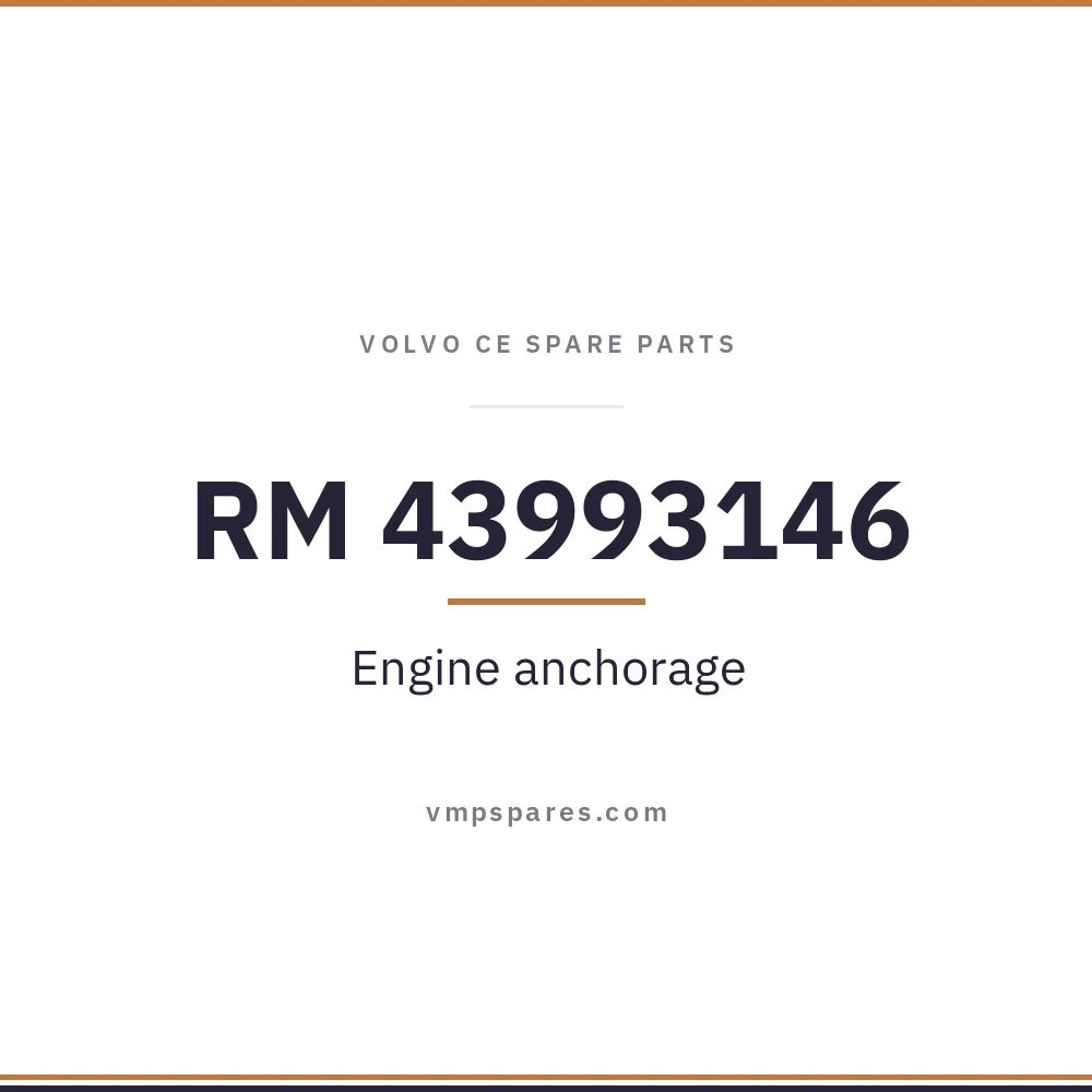 RM 43993146 – Engine anchorage