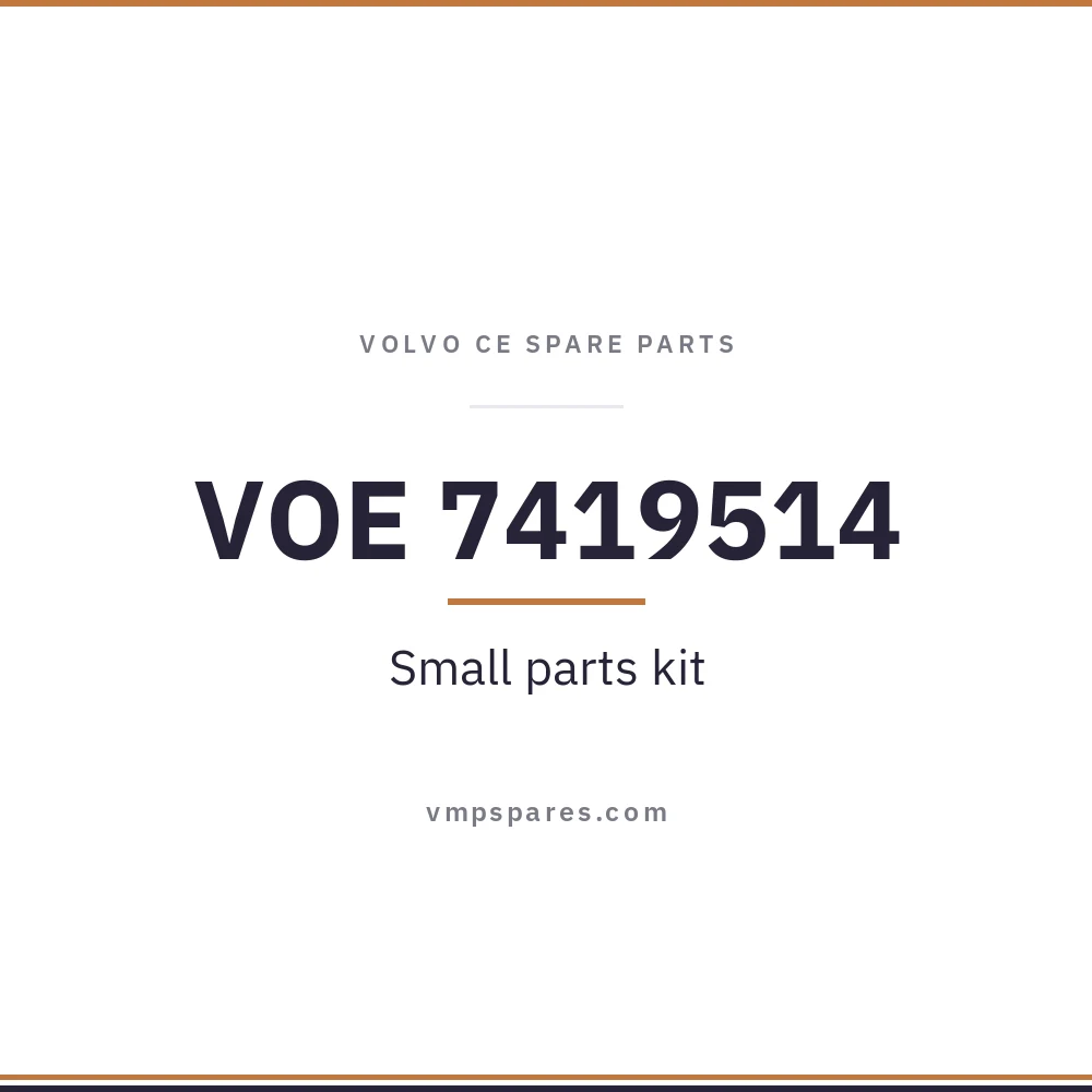 VOE 7419514 – Small parts kit