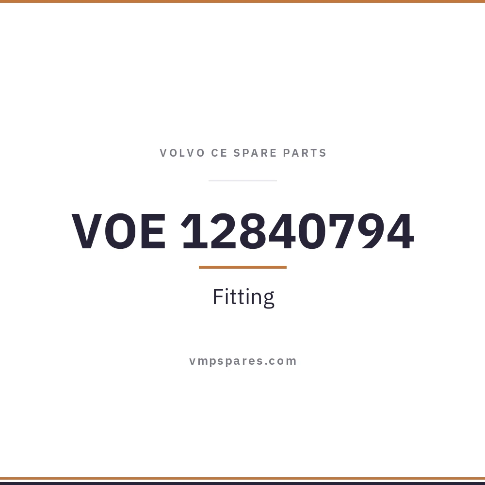VOE 12840794 – Fitting