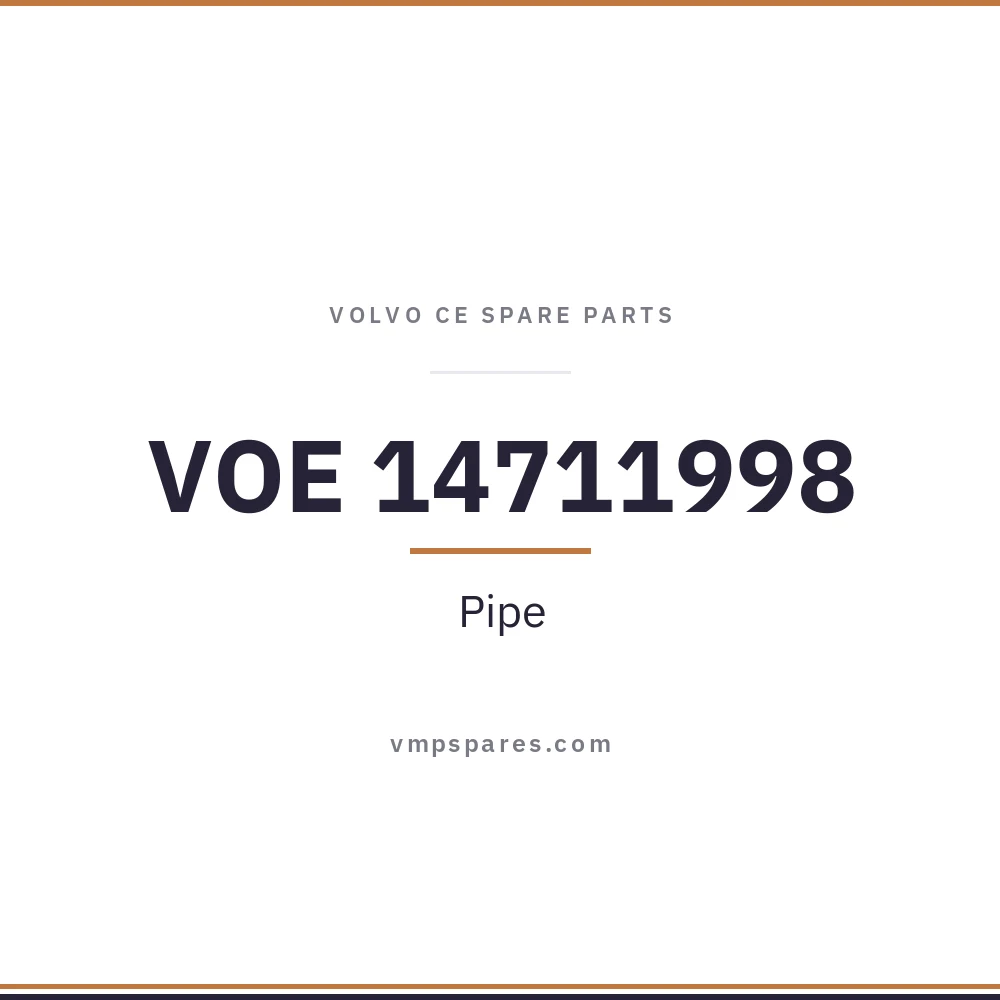 VOE 14711998 – Pipe