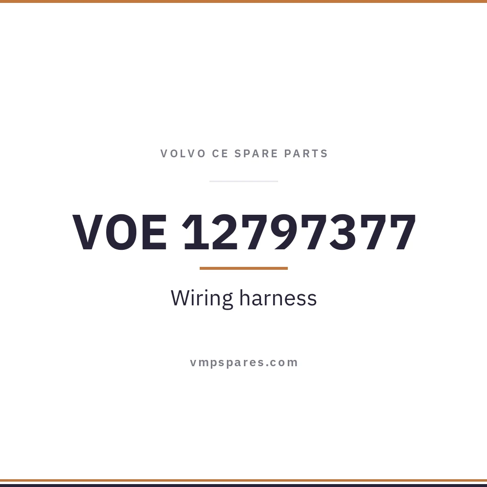 VOE 12797377 – Wiring harness