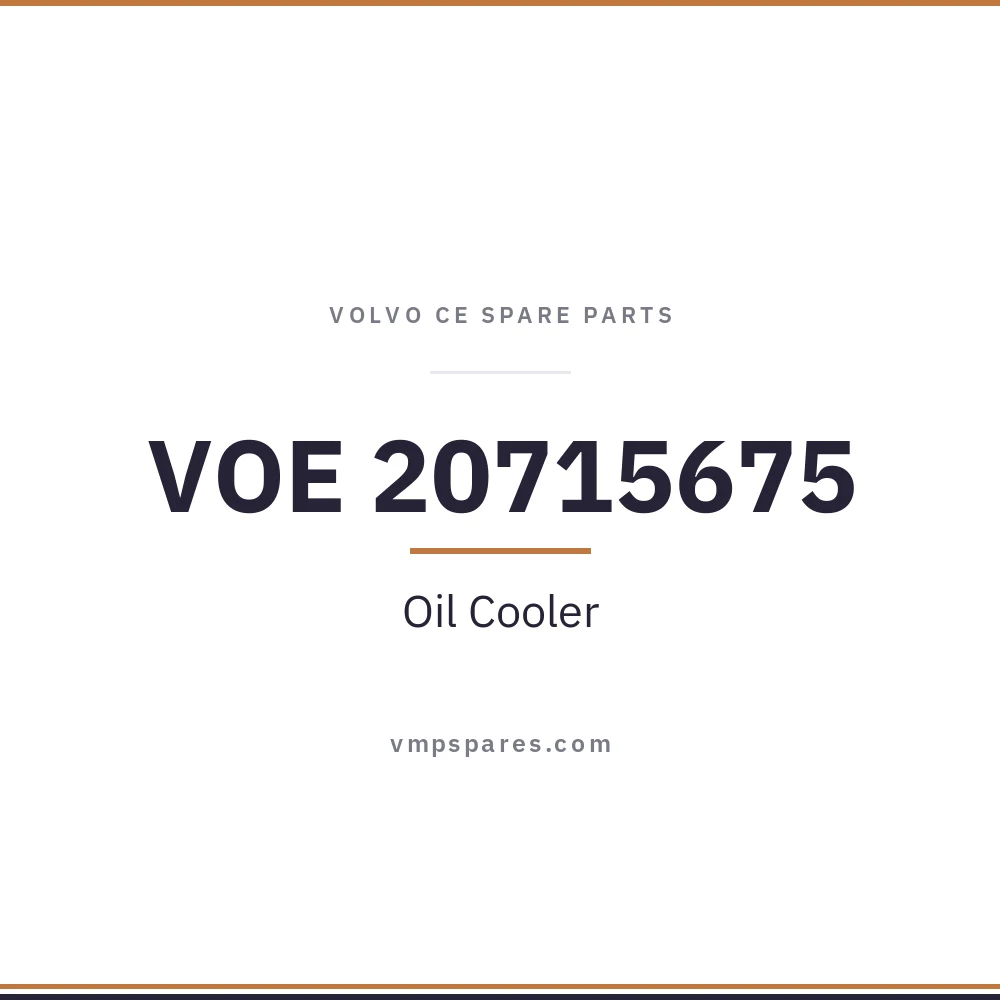 VOE 20715675 – Oil Cooler