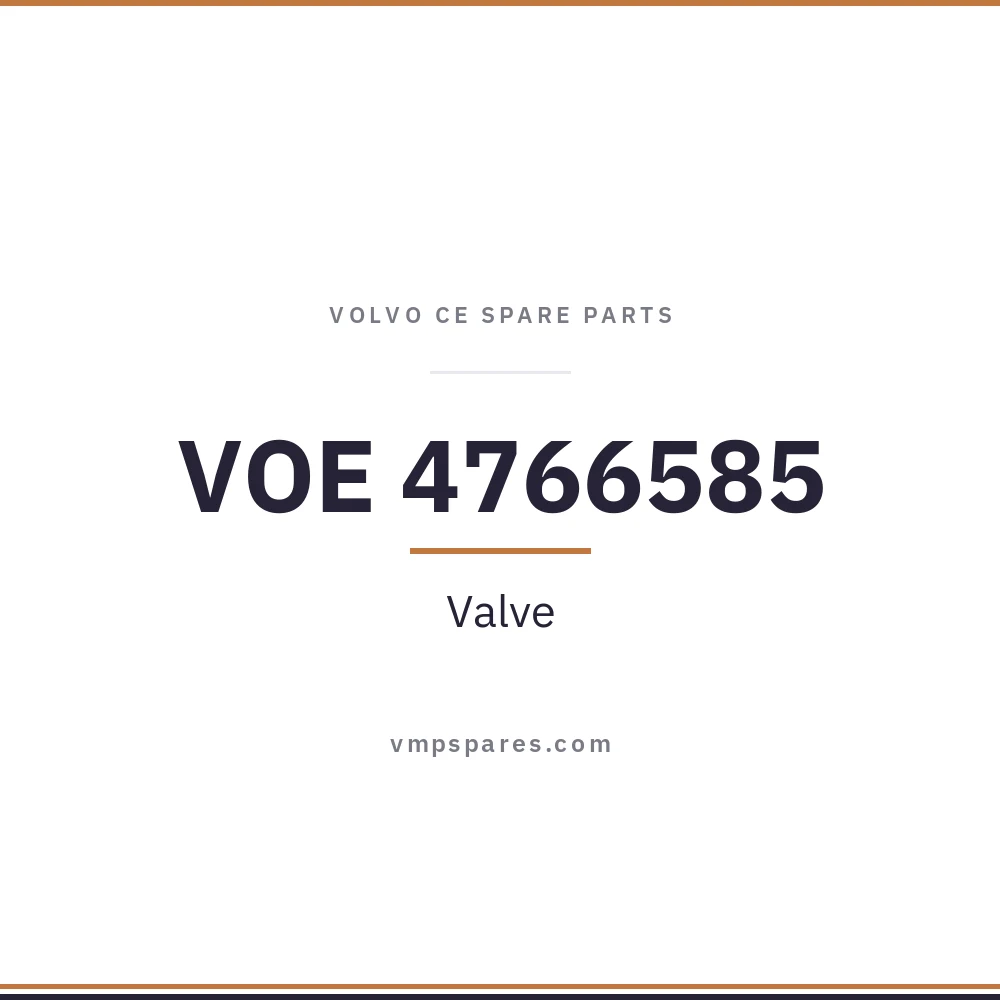 VOE 4766585 – Valve