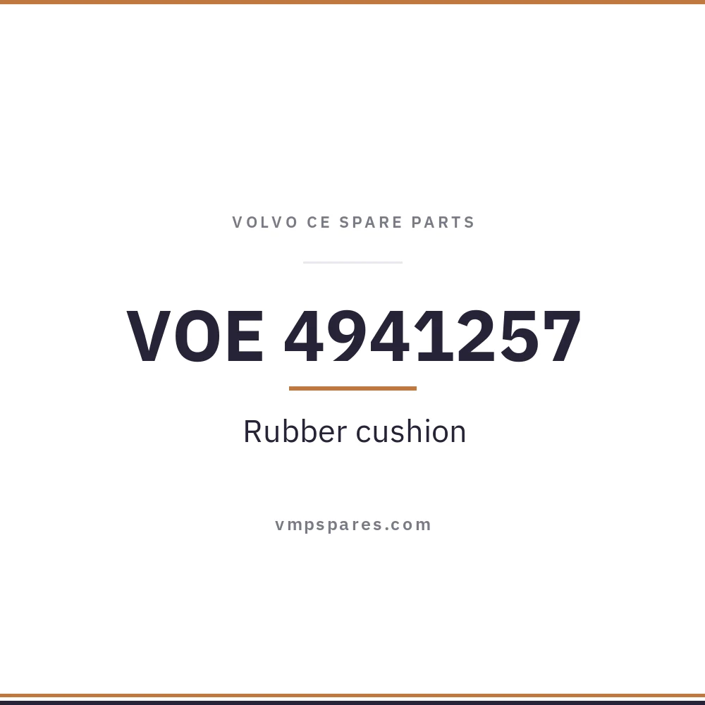 VOE 4941257 – Rubber cushion