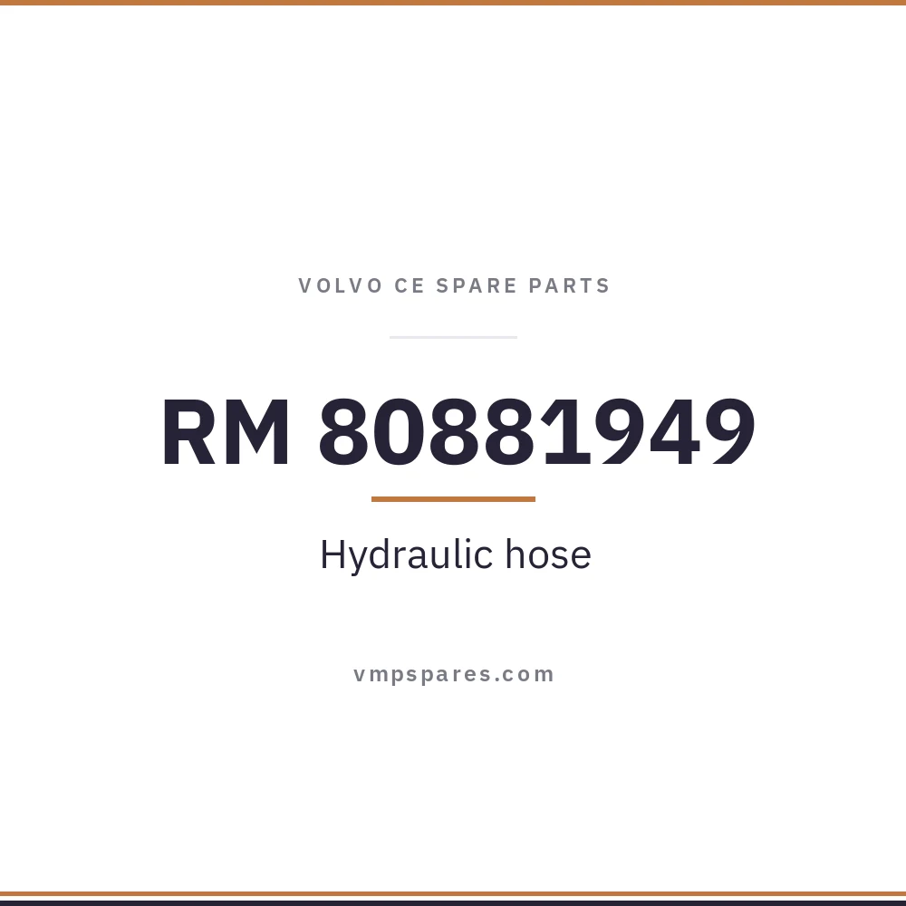 RM 80881949 – Hydraulic hose