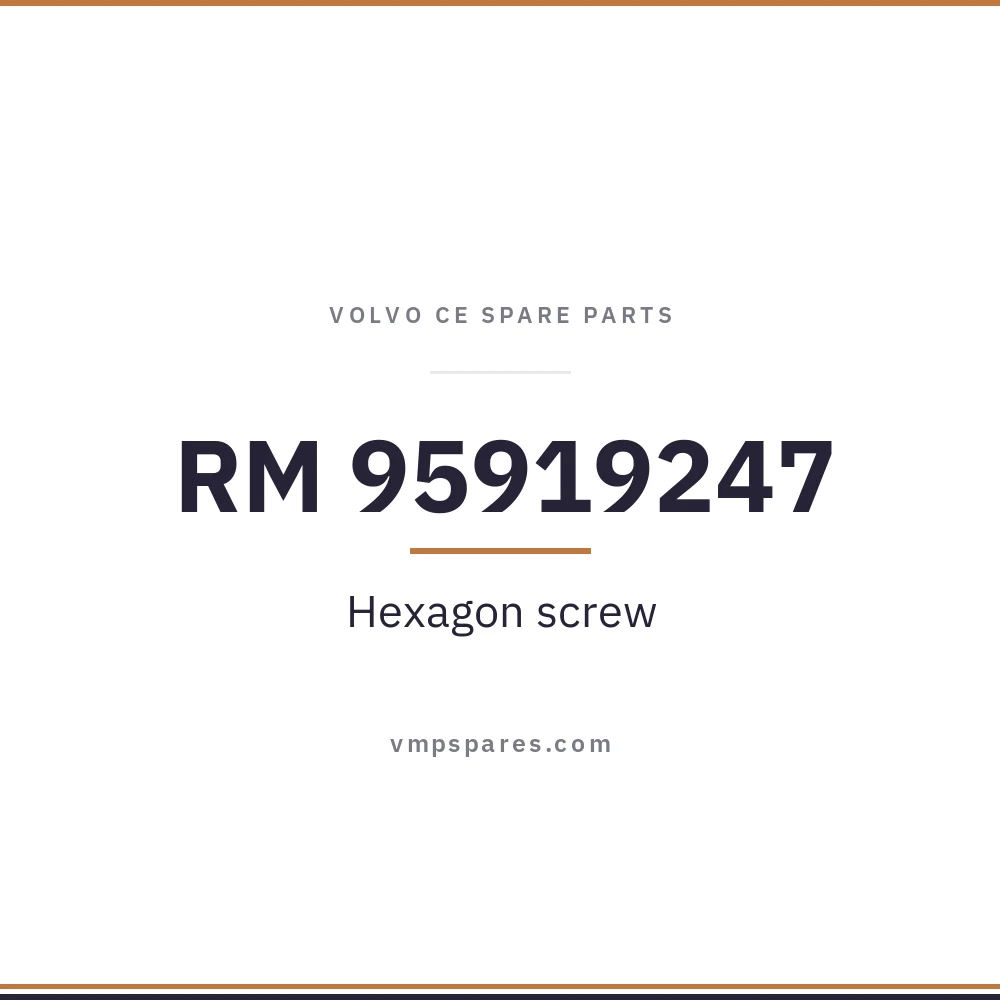 RM 95919247 – Hexagon screw