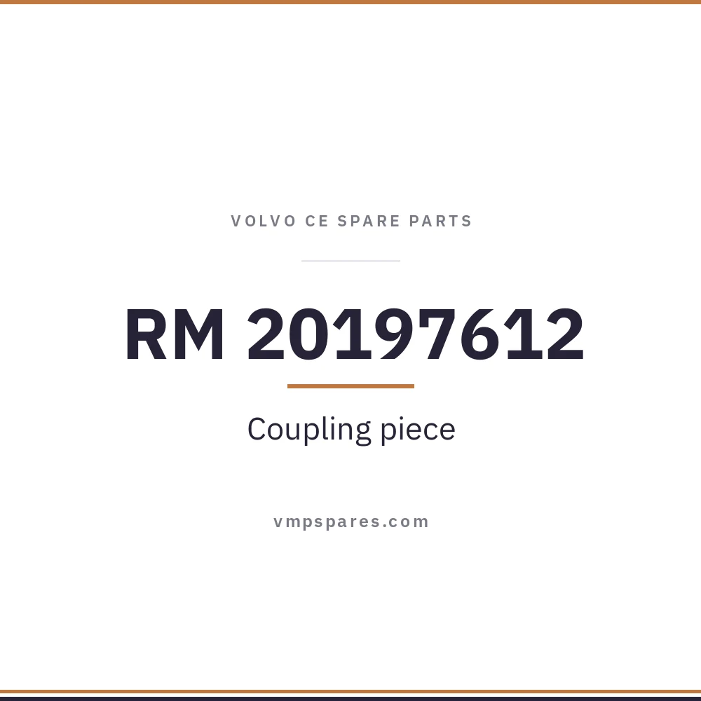 RM 20197612 – Coupling piece