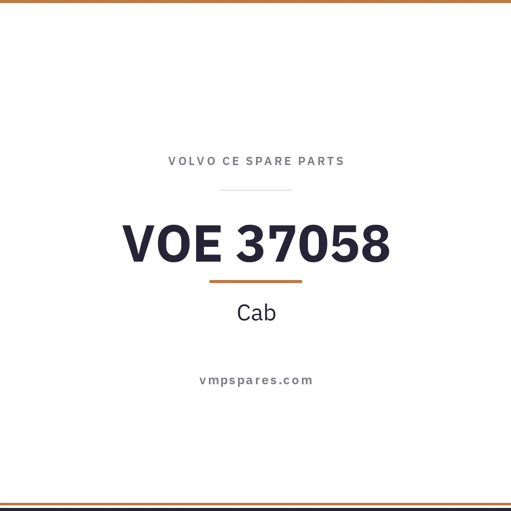 VOE 37058 – Cab