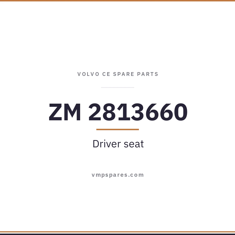 ZM 2813660 – Driver seat