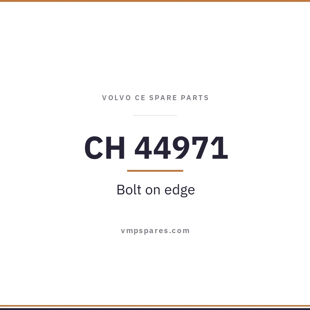 CH 44971 – Bolt on edge