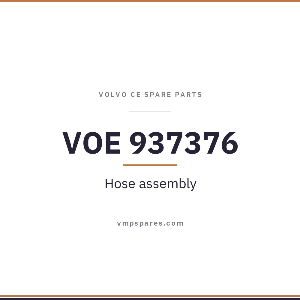 VOE 937376 – Hose assembly